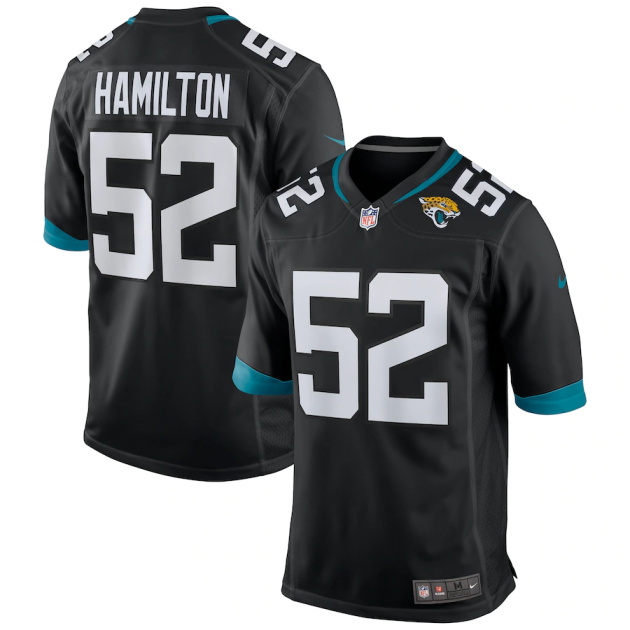 mens nike davon hamilton black jacksonville jaguars game jersey